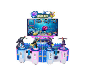 Pantalla HD de 85 pulgadas, juego de arcade para interiores, <span class=keywords><strong>Software</strong></span> de juego de peces, máquina de pesca VR que funciona con monedas para parque de juegos - Product Image 1
