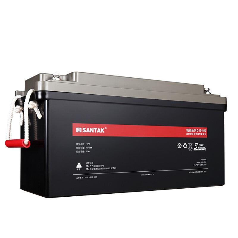SANTAK Castle Series UPS Battery Lead Acid Battery Maintenance Free 12V Battery C12-150AH