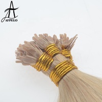 Y Tip – Extension de cheveux naturels Remy, kératine, éventail