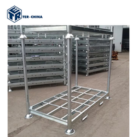 Étagère modulaire en acier doux Q235 galvanisé à chaud, marque TER, capacité 2000 kg, M2-2.0T, équipement de stockage facile à empiler pour palettes