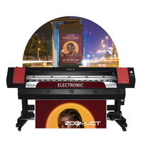 Zoomjet 1800mm imprimante grand format 6 pieds de large bannière extérieure autocollant imprimantes à jet d'encre éco-solvant