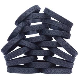 Bán buôn tùy chỉnh Silicone En Vòng đeo tay lốp Tread Silicone Vòng đeo tay cao su dây đeo cổ tay - Product Image 6