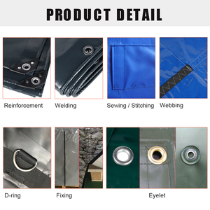Bâches en PVC enduit de polyester en gros, sur mesure, robustes, imperméables et ignifuges pour camions - Product Image 4