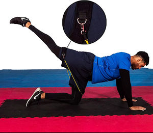 Bandas de Resistencia de Látex Gruesas y Pesadas para Entrenamiento de Velocidad y Fuerza de <span class=keywords><strong>Piernas</strong></span>, Diseño Desmontable de Alta Elasticidad, Adelgazamiento Corporal, Deportes - Product Image 2