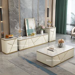 Commode de rangement en cuir microfibre, commode moderne, à superposer, de luxe, pour chambre à coucher, <span class=keywords><strong>armoire</strong></span> de rangement en marbre - Product Image 4