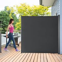 Paravent pliable rétractable, auvent latéral imperméable et résistant aux UV, écran d'intimité extérieur pour patio et balcon, emballage pour vente par correspondance