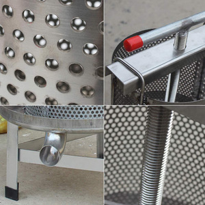 Presse à miel en acier inoxydable, petit presse-miel domestique, presse à cire d'abeille, presse à sucre Bee <span class=keywords><strong>Secret</strong></span>, équipement d'apiculture - Product Image 3