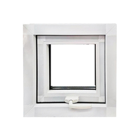 Ventana de Vidrio con Doble Acristalamiento y Toldo de UPVC, Directo de Fábrica 2026, para Viviendas y Residencias