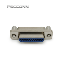 Connecteur électrique micro-rectangulaire PSCCONN J30J 25 broches, boîtier en alliage d'aluminium, connecteur micro-D conforme à la norme MIL-C-83513