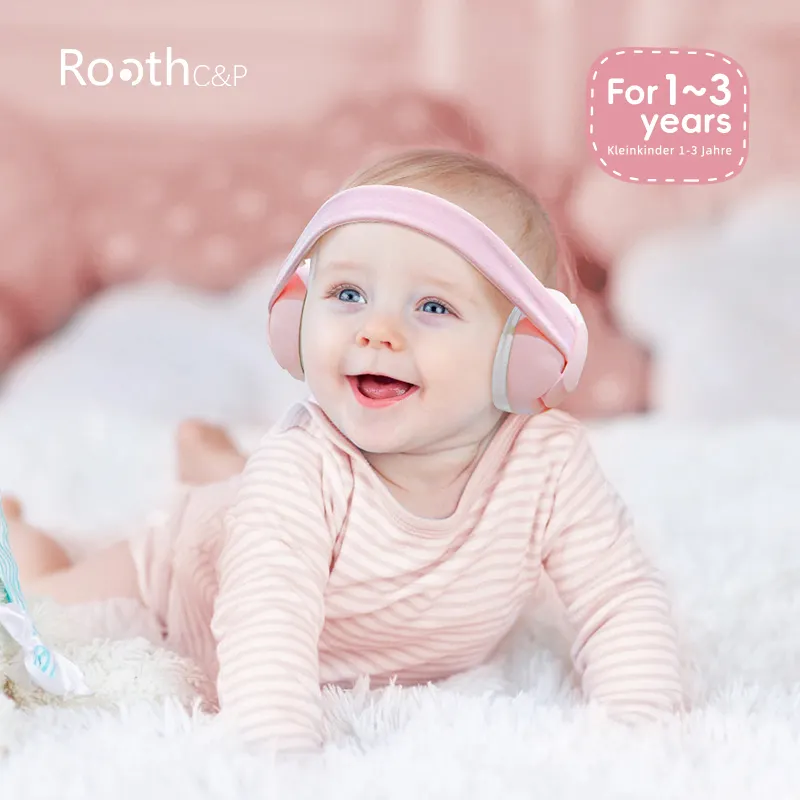 Cuffia oem bambino pieghevole comfort cuffia di alta qualità per neonati