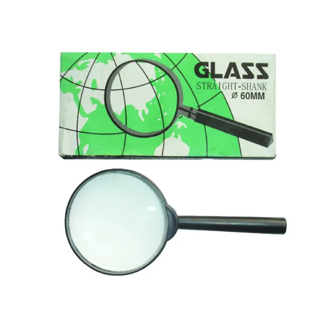 Handheld Lesen Lupe Glas Objektiv Wasserdichte Mikroskop Lupe glas 60mm 70mm 90mm