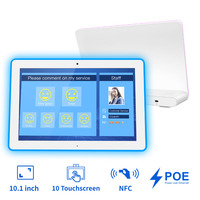Pantalla Táctil Interactiva NFC para Conferencias en Forma de L de 10.1 Pulgadas, Panel IPS, Tableta Android de Escritorio para Uso Comercial
