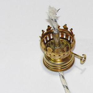 HoneyFly-soporte de lámpara de aceite Lotus, quemador de aleación de aluminio, lámpara de queroseno, regulador de Metal, vidrio Retro, lámpara de aceite - Product Image 3