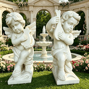 <span class=keywords><strong>Statue</strong></span> de chérubin <span class=keywords><strong>en</strong></span> marbre grandeur nature <span class=keywords><strong>pour</strong></span> <span class=keywords><strong>jardin</strong></span> ou intérieur, décoration <span class=keywords><strong>pour</strong></span> la maison ou l'extérieur - Product Image 5