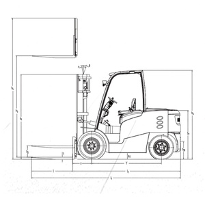 Montacargas Eléctrico de 6, 7, 8, 9 y 10 Toneladas con Batería CE, Bajo Mantenimiento, Alta Calidad, Batería de Plomo-Ácido o Litio - Product Image 5