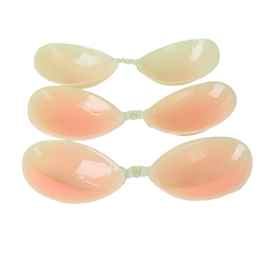 Nouvelle Mango Ovale Silicone Lingerie No Show Invisible Dos <span class=keywords><strong>Nu</strong></span> Soutien-Gorge Sans Bretelles Push up Collant Femmes Bras Pas De Colle Dans La Zone Du Mamelon - Product Image 4