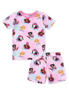 Miozing - Conjuntos de Pijamas de Verano para Bebés con Estampado de Superhéroes, Ropa Infantil para Niñas, Conjuntos de Pijamas de Bambú al por Mayor - Product Image 2