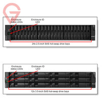 Serveur Rack Hybride ThinkSystem DE4000H 64 Go Gen 2 2U12 LFF 2U24 SFF 4U60 LFF avec Stockage en Array 3PB 196 Disques en Stock