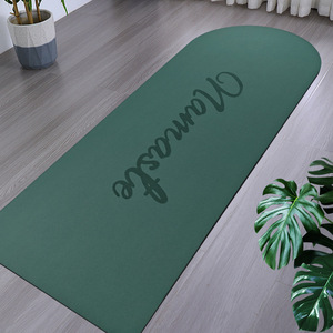Tapetes de <span class=keywords><strong>Yoga</strong></span> de PU con Logotipo Personalizado, <span class=keywords><strong>Antideslizantes</strong></span>, de Alta Densidad, <span class=keywords><strong>para</strong></span> Gimnasio, Estudio de Fitness y Entrenamientos en Casa - Product Image 2