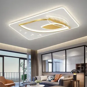 モダンな天井に取り付けられた寝室のリビングルームの家の照明正方形の丸いLEDシーリングライト