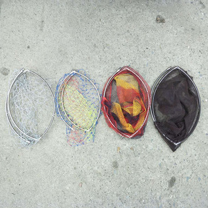 Tête de épuisette en alliage d'aluminium avec filet en colle colorée, pliable et repliable, accessoire de pêche - Product Image 3