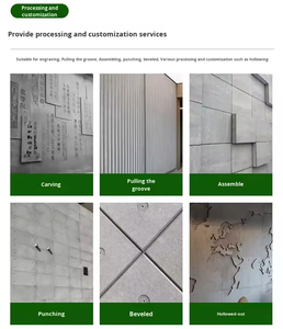 Panneau en Fibro-<span class=keywords><strong>ciment</strong></span> Décoratif Moderne, Ignifuge et Imperméable, <span class=keywords><strong>pour</strong></span> Revêtement Mural <span class=keywords><strong>Extérieur</strong></span> et Revêtement <span class=keywords><strong>de</strong></span> <span class=keywords><strong>Sol</strong></span> Intérieur/<span class=keywords><strong>Extérieur</strong></span> - Product Image 4