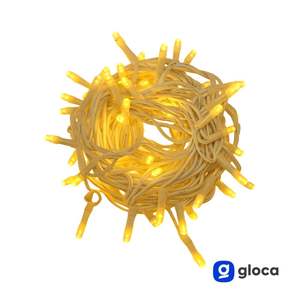 Guirlande lumineuse Gloca 300Led, fil blanc de 30M, lumière jaune, Ip65, décoration intérieure et extérieure - Product Image 3