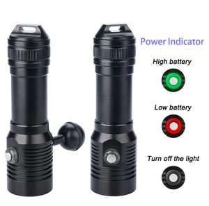 Chuyên nghiệp lặn điền vào ánh sáng nhiếp ảnh 3000LM video LED <span class=keywords><strong>Torch</strong></span> Hợp kim nhôm Scuba Dive dưới nước IPX8 đèn pin USB <span class=keywords><strong>IP68</strong></span> - Product Image 3