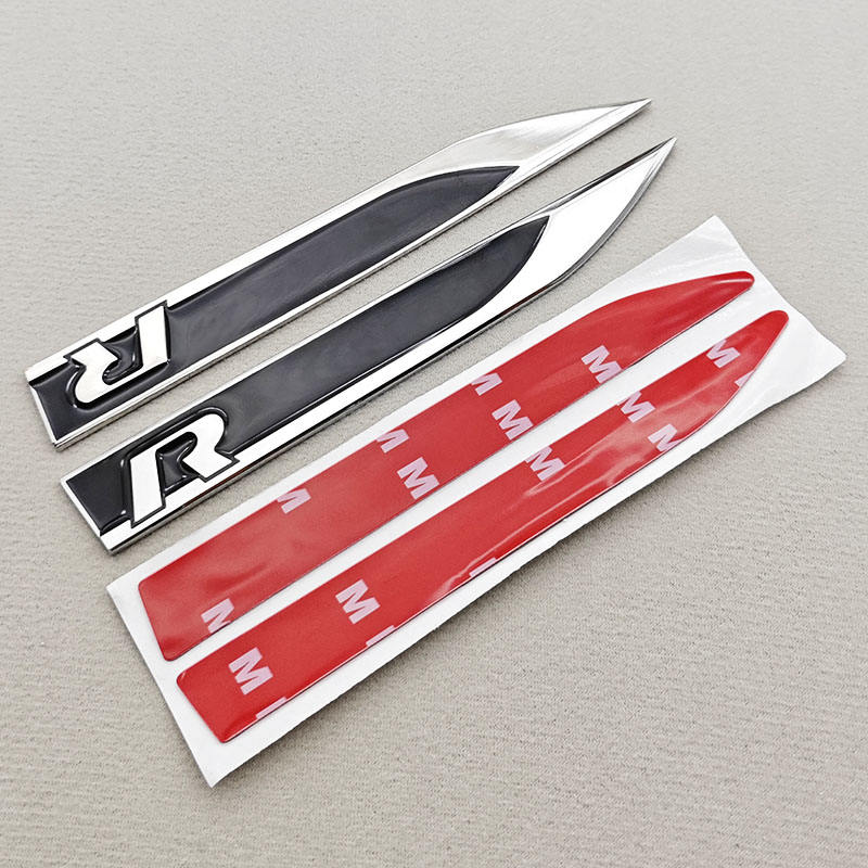 R สีดำ2ชิ้น