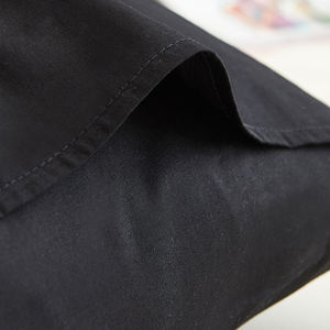 Federa in cotone tinta unita federa federa nera copricuscino busta Custom federa 40x60 40x70 <span class=keywords><strong>50x70</strong></span> - Product Image 4