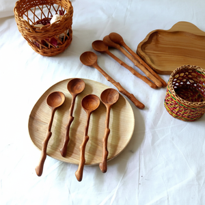 Cuillère en bois écologique du Vietnam pour les chaînes de restaurants et les marques durables - Product Image 1