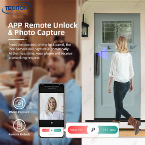 Tediton视频门电话对讲智能锁兼容智能锁指纹智能锁图雅智能门 - Product Image 4