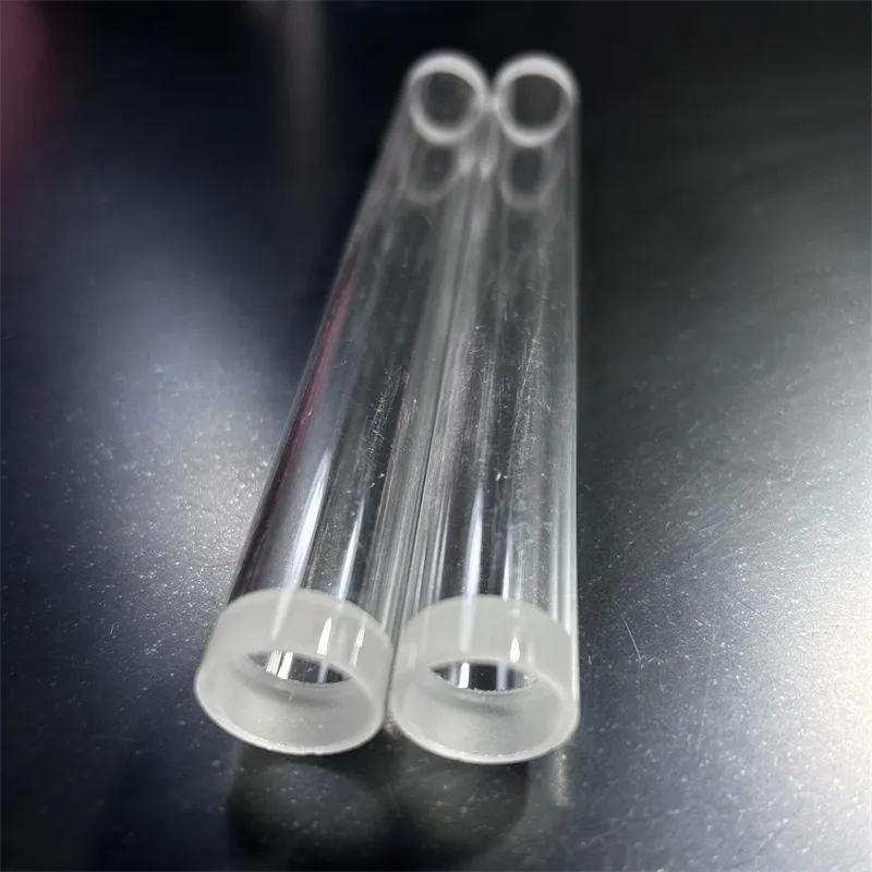 Factory custom quartz glass tube Transparent heat-resistant glass tube quartz tube