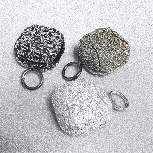 Coque Électroplaquée Scintillante en Gros pour Samsung Galaxy Buds 3 3Pro 2 2Pro Pro Live FE, Housse PC+Zircon - Product Image 2