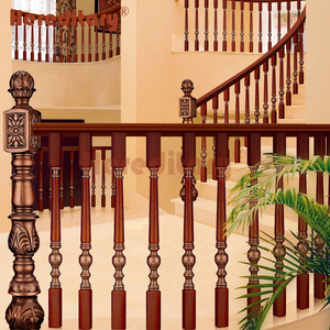 Rampe d'escalier <span class=keywords><strong>en</strong></span> aluminium couleur bronze, rampe d'escalier <span class=keywords><strong>en</strong></span> <span class=keywords><strong>bois</strong></span> <span class=keywords><strong>en</strong></span> spirale, designs <span class=keywords><strong>de</strong></span> rampes <span class=keywords><strong>de</strong></span> <span class=keywords><strong>balcon</strong></span> <span class=keywords><strong>en</strong></span> <span class=keywords><strong>bois</strong></span> - Product Image 3