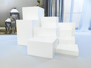 Lot de 9 Pièces Présentoir en <span class=keywords><strong>Acrylique</strong></span> pour Mariage, Support Alimentaire pour Buffet, Gâteaux et Desserts - Product Image 4