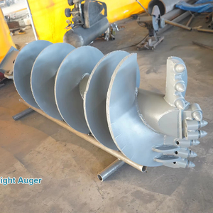 Roterende Boorinstallatie Enkele Spiraal Rechte Vijzel Met Tanden Voor Grindlaag - Product Image 1