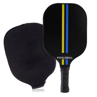 Vente en gros OEM Promotionnelle : Ensemble de raquettes de pickleball en bois et fibre de carbone USAPA de haute qualité avec logo personnalisé pour le sport et les loisirs