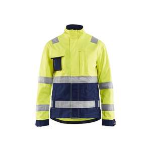BLAKLADER - 490318113389XL Chaqueta Hi-Vis para Mujer Amarillo/Azul marino-EAN 7330509587072 ROPA DE TRABAJO DE LA HI-VIS - Product Image 1