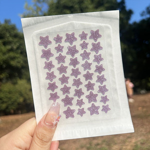 40 pièces de patchs scintillants pour le traitement des boutons d'acné, étoiles scintillantes, patchs mignons pour le soin de la peau du visage, patchs pour imperfections - Product Image 6