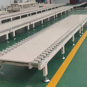 Özelleştirilmiş Yeni Ayarlanabilir Otomatik Depo Depolama Paletli Rulolu Konveyör Sistemleri Üretim Tesisi DC48V Ağır Hizmet Tipi Yağ - Product Image 5