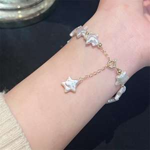 Bracelet en perles étoiles baroques Zhizhen, style romantique et innocent, design original, ensemble de bijoux de mode personnalisable - Product Image 4