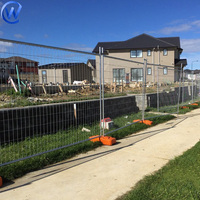 Clôture temporaire en maille pour piscine, norme australienne, hauteur 8 pieds x largeur 10 pieds, clôture temporaire pour chantier