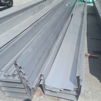 Vente en gros de gouttières et systèmes de drainage de toiture en acier inoxydable 304 usinés CNC, canaux en U, pliage de profilés Tianjin