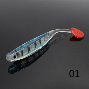 Offre Spéciale Multicolore Queue Pvc Leurre de pêche souple T Queue LureFish Appât souple Fishinglures - Product Image 2