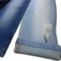 Tissu en denim bleu coton-spandex, 12oz, matériau en denim de haute qualité le plus vendu