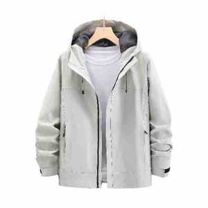 Veste de travail en polyester gris clair, coupe-vent antistatique monocouche pour l'extérieur, usage quotidien - Product Image 3