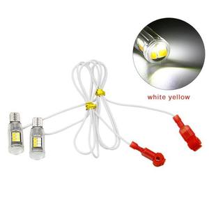 หลอดไฟ LED T10 สองสี |   ไฟวิ่งกลางวันสำหรับรถยนต์ ไฟเลี้ยว ไฟสัญญาณ ทดแทน |   สีขาวเหลือง 12V CE RoHS จากโรงงานโดยตรง - Product Image 2