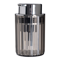 SONGMILE NOUVEAU Flacon Pompe en Verre PET de Luxe 200ml pour Savon Liquide Moussant, en ABS et Aluminium, pour Nettoyage des Mains