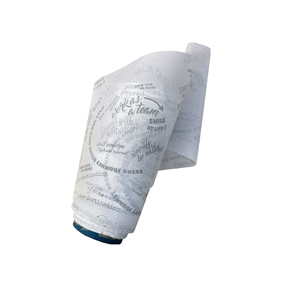 Doublure en papier kraft et papier d'art à motif de peau de vache blanche personnalisable étanche à l'humidité pour l'emballage de vêtements, de chaussures et d'autres articles - Product Image 3